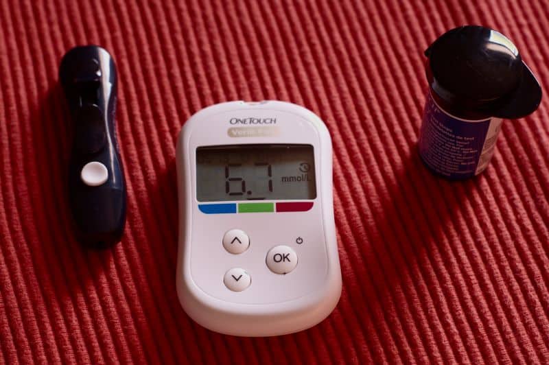 blood sugar levels depicted