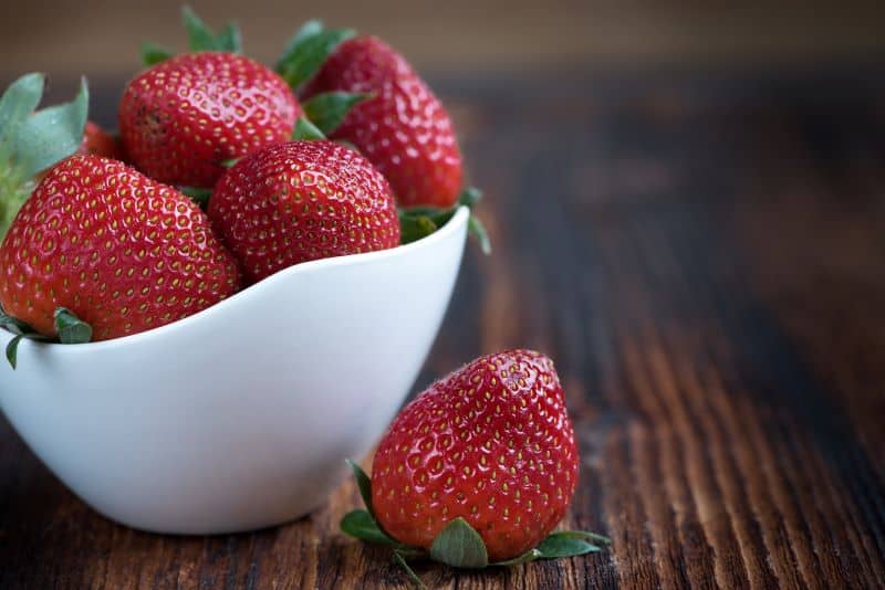 strawberries are a great treat for hyperactive hamsters