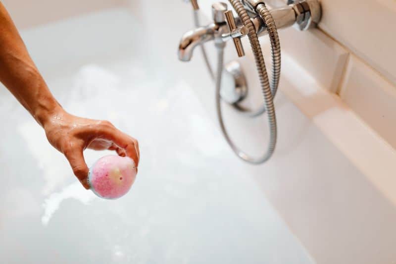 bath being prepared for sick hedgehog