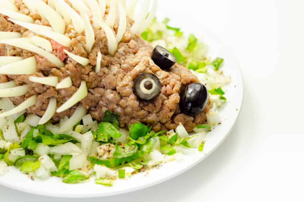 meat in vegetables dressed like a hedgehog but What Does Hedgehog Taste Like?